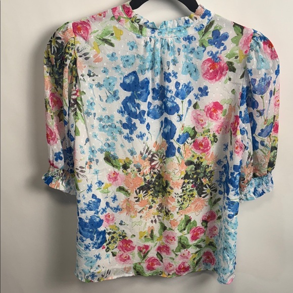 Floral Print Women's Blouse - Picture 10 of 12